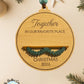 Personalized Christmas Name Block Ornament | Custom Family & Baby Keepsake | Pet Ornament
