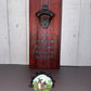 Wall-Mounted Hardwood Bottle Opener – Resin Inlay Quotes