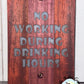 Wall-Mounted Hardwood Bottle Opener – Resin Inlay Quotes