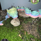 Cinderwing3D Rose Snake – 32" Articulated Rainbow Matte Dragon
