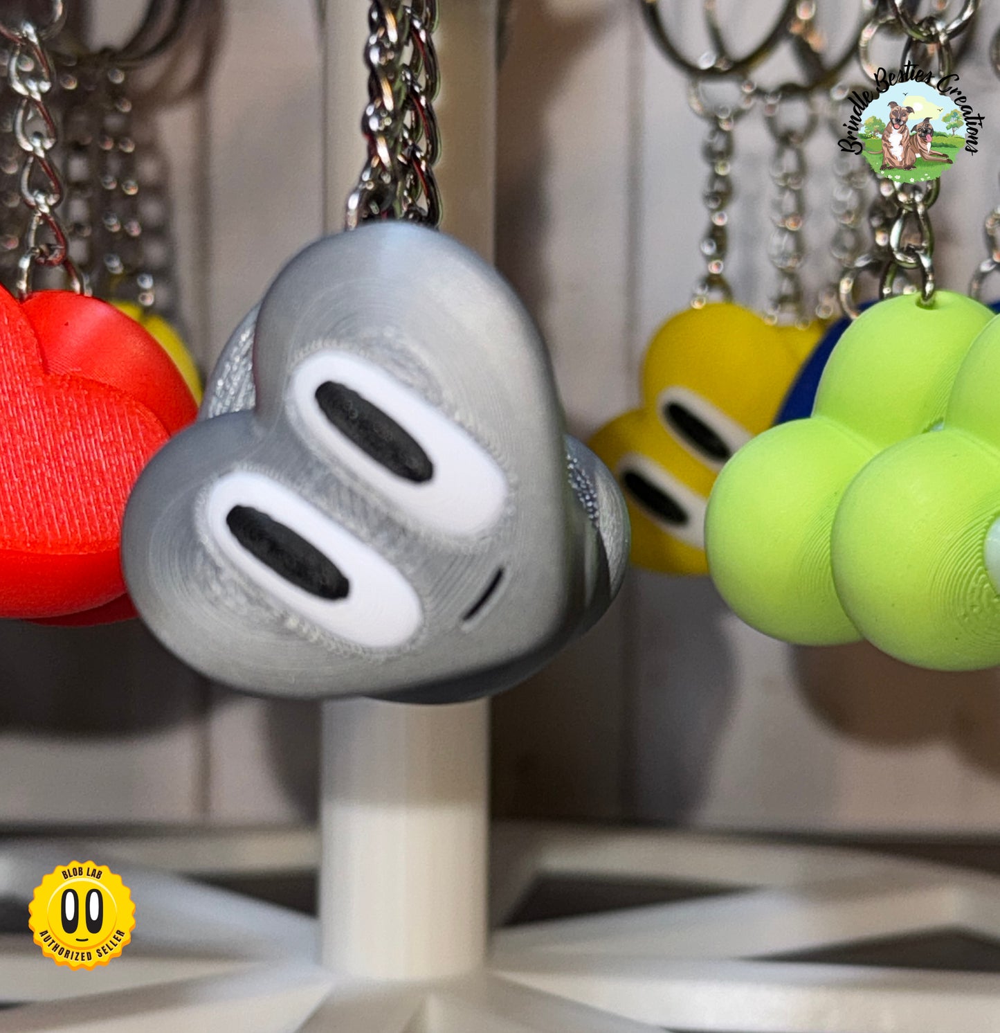 Blob Lab Heart Keychains – Multiple Colors Available and More Coming!