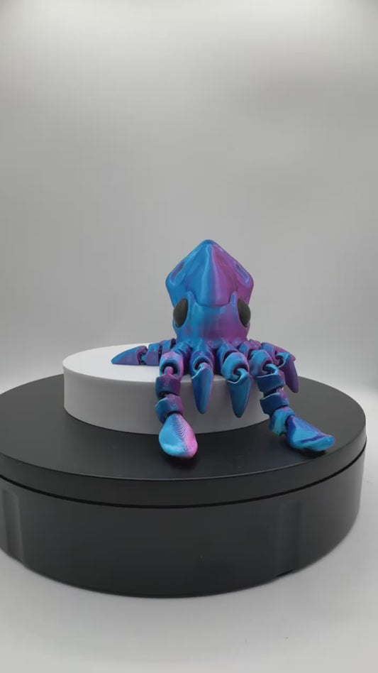 Squid Articulated 3D Printed