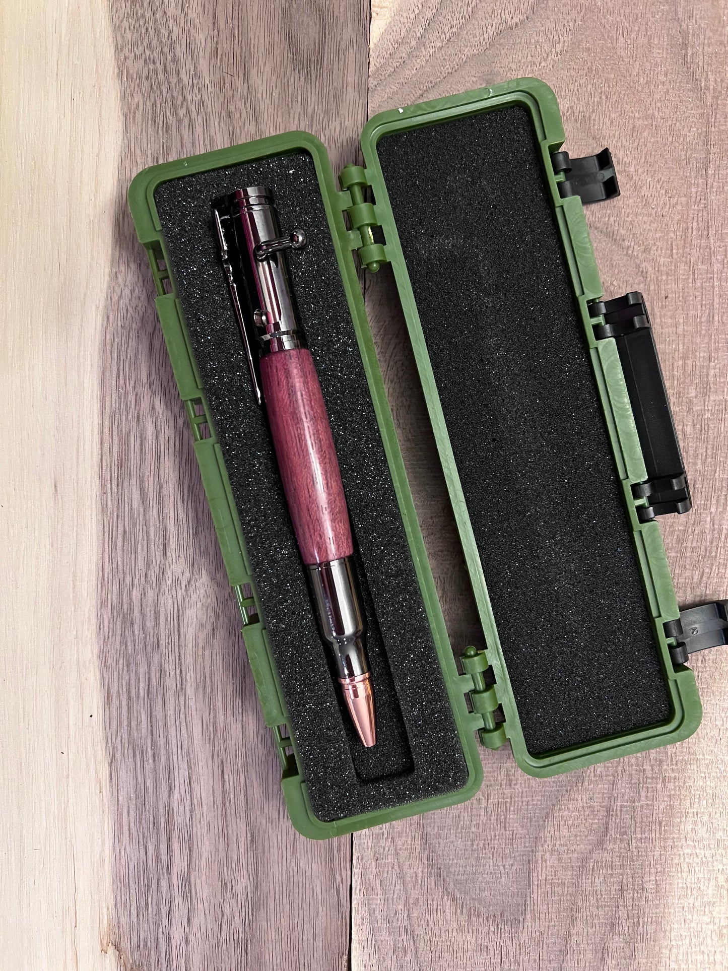 Hand Turned Wooden Bolt Action Pen