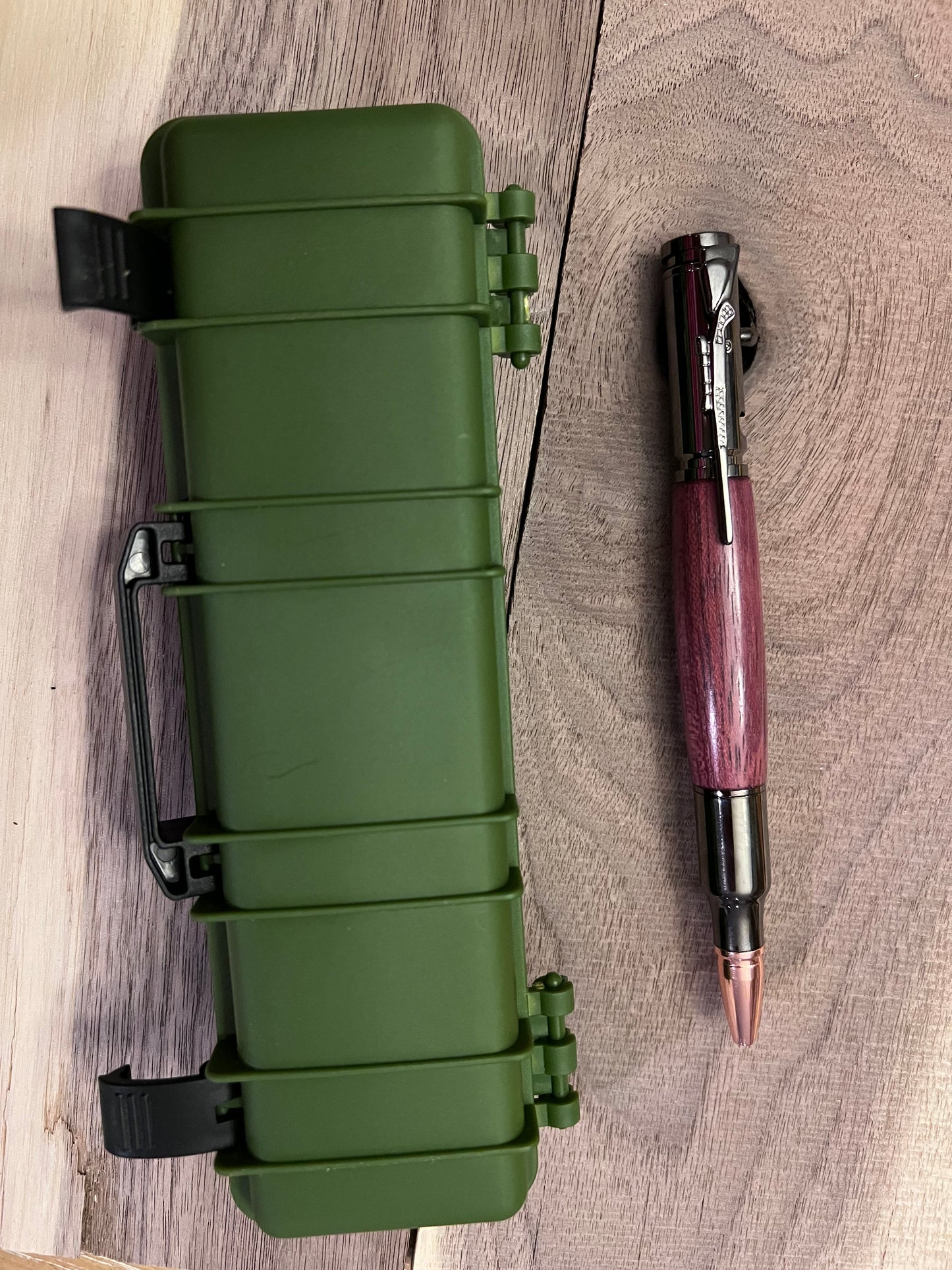 Hand Turned Wooden Bolt Action Pen