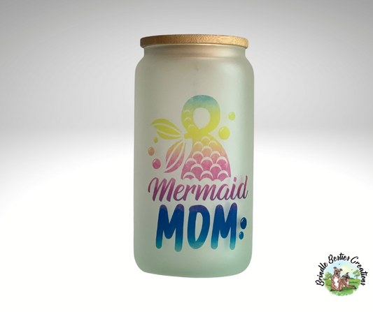 Mermaid Mom - 16oz Frosted Beer Can